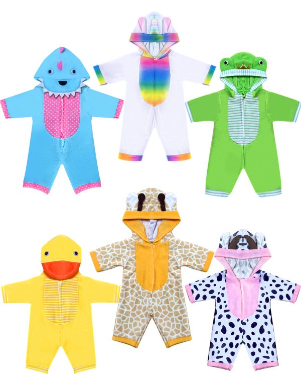 12 inch Baby Doll Clothes[6 Sets Animal Styling ] for 10/11 /12 inch Dolls - Image 2