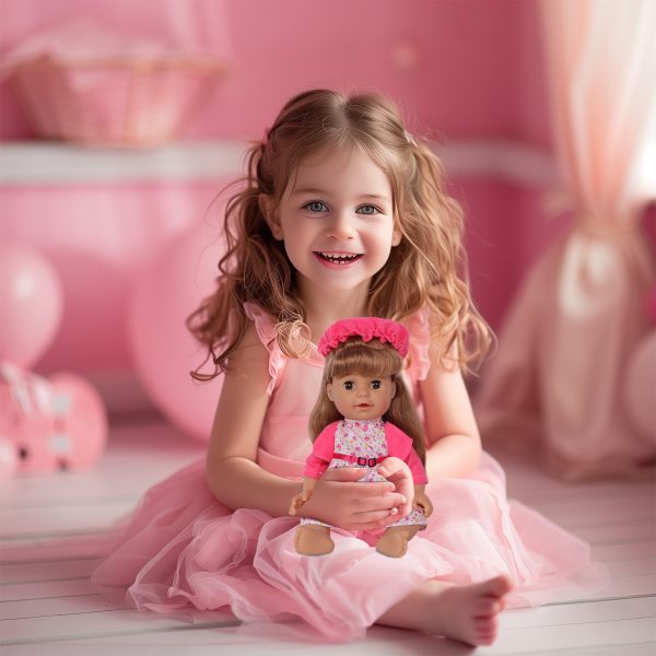 12 inch Baby Doll Clothes[6 Sets](Include 4 Hats + 1 Bowknot ) - Image 4