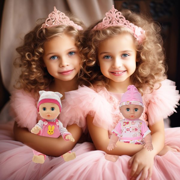 12 inch Baby Doll Clothes 6 Sets Include 5 Caps fit for 10 /11 /12 inch Baby - Image 3