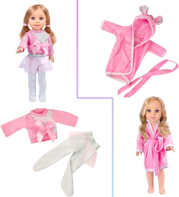 4.5-inch-Doll-Clothes and Accessories (8 Sets) - Image 3