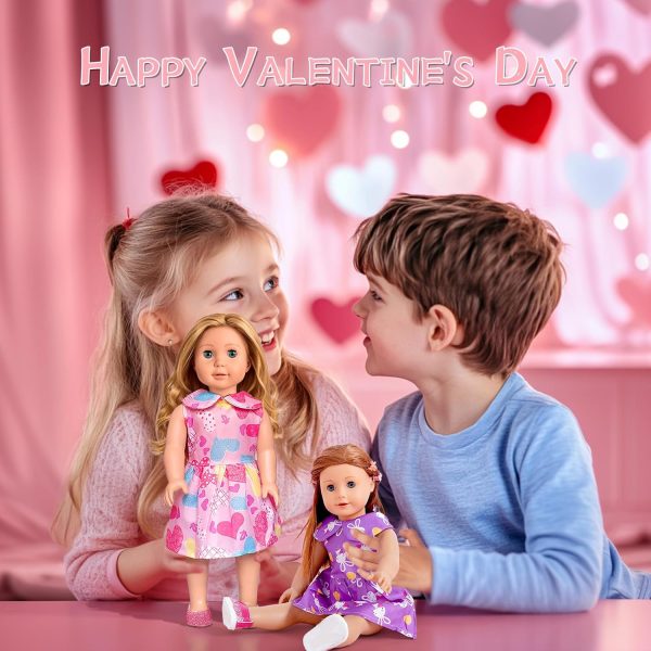 18 inch Doll Clothes Accessories for Girl Doll Clothes(10 Set) - Image 7