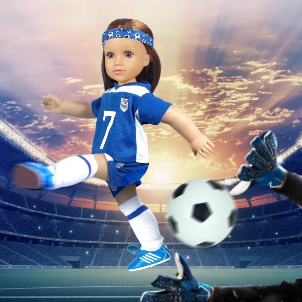 18 inch Doll Clothes Accessories -Compatible with 18 Inch Girl Dolls (Sports) - Image 2