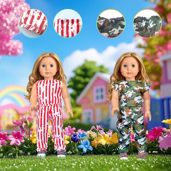 18 inch Doll Clothes Accessories for Girl Doll Clothes(10 Set) - Image 3