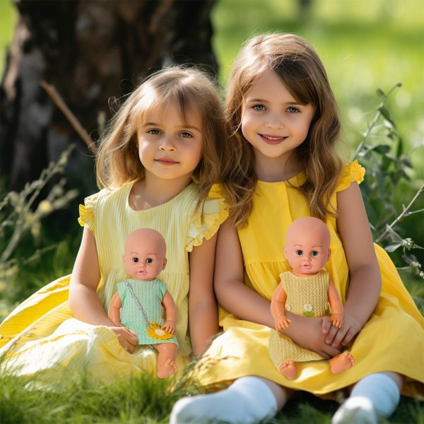 4-18 inch Doll Accessories Dress with Hats Socks Outfits Fits for 43cm New Born - Image 3